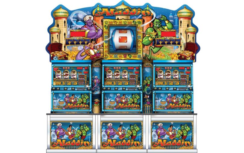 Aladdin 3 Player arcade machine