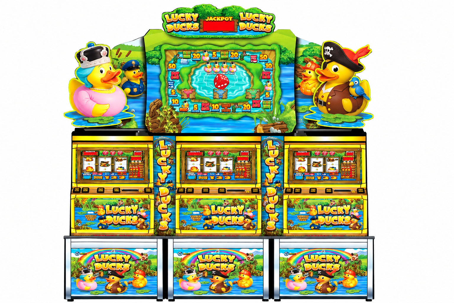 Lucky Ducks 3 Player arcade machine